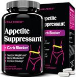 UNALTERED Appetite Suppressant for Women - Helps Manage Cravings, Promotes Fullness, & Supports Weight Loss - Natural Dietary Supplement with Chromium Picolinate & Glucomannan - 120 Vegan Capsules