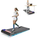 UPREIGN 3 in 1 Treadmill, Portable Under Desk Walking Pad with Incline for Home/Office, Remote Control, LED Display