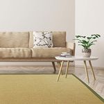 Amazonas Premium Sisal Rug, Natural Fibre Area Rug with Cotton Border, Non-Slip Carpet Rug for Living Room, Bedroom, Hallway (Taupe, 200 x 290 cm)