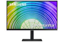 Samsung S24A600UCU - S60UA Series - LED monitor - 24" - 2560 x 1440 WQHD @ 75 Hz - IPS - 300 cd/m² - 1000:1 - HDR10-5 ms - HDMI, DisplayPort, USB-C - black