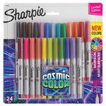 SHARPIE Cosmic Color Permanent Marker Assorted with Ultra Fine |Suitable for Multipurpose Usage| Smudge Free | Office Stationery Items | Pack of 24