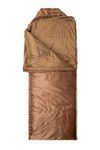 Snugpak Jungle Bag WGTE - Sleeping Bag with Built-in Mosquito Net - Lightweight, Sanitary Sleep Bag & Versatile Quilt - Cosy Sleeping Bag for Tropical Condition Camping & Exploration - Coyote (RZ)