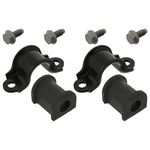 febi bilstein 44860 Anti Roll Bar Bush Kit with brackets and screws, pack of one, black