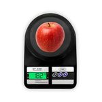 CRAE SF-400 Digital Kitchen Weighing Scale | 10Kg x 1g Precision | 1 year (6+6 months) warranty | Food Scale with LCD Display for Cooking, Baking, Meal Prep & Healthy Diet | (Black)