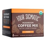 Organic Mushroom Coffee by Four Sigmatic | Arabica Instant Coffee Singles with Lion's Mane, Chaga and Rhodiola | Mushroom Coffee Instant Mix for Better Focus and Immune Support | 10 Packets