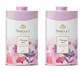 2 x 100g Yardley London Morning Dew Perfumed Talc for Women