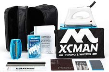 XCMAN Complete Ski Snowboard Tuning and Waxing Kit with Waxing Iron,Ski Wax,Edge Tuner,PTEX for Tuning,Repair and Waxing