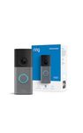 Ring Wired Doorbell (newest model), Wide-Angle Retinal 2K, up to 6x Enhanced Zoom, pair with Alexa+ or Ring Chime for in-home alerts, Speckled Gray