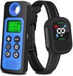 Dog Training Anti Bark Collar with Remote,Vibration,Beep,Voice Call & Static Mode,USB Rechargeable,IP67 Waterproof,Over 3300FT Range,Harmless Auto Stop Barking Dog Device for Small Medium Large Dogs