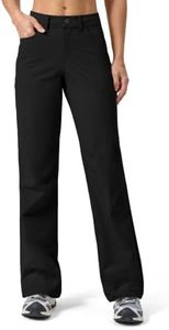 Willit Women's Hiking Pants Quick Dry UPF 50+ Stretch Travel Work Pants with Pockets Lightweight Water-Resistant 31" Black 12