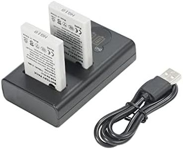 DSTE - Batería de repuesto EN-EL5 + cargador USB dual con pantalla LCD compatible con cámara Nikon Coolpix P510, P520, P530, P5100, P6000, S10, P3, P4, P80, P90, P100, P500