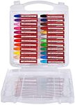 Faber-Castell Blendable Oil Pastels In Durable Storage Case- 24 Vibrant Colors - Non-Toxic Pastels for Kids