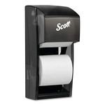 Kimberly-Clark Professional 09021 Coreless Double Roll Bath Tissue Dispenser, 6 6/10 x 6 x13 6/10, Plastic, Smoke