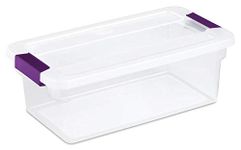 Sterilite 17511712 6-Quart Clearview Latch Box 12-Pack