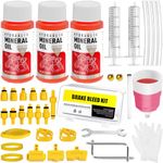 Brake Bleed Kit for Shimano, TEKTRO Hydraulic Disc Brakes with 180ML Brake Fluid Mineral Oil