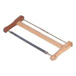 Wood Bow Saw Teakwood Handsaws,Frame Saw Carpentry Bow Saw Frame Saw Blade Replacement Carpenter Hand Bow Wood Cutting Tool Woodworking Hardware ,Wood Bow Saw For Hack Saw Blade (Small Size (400Mm))