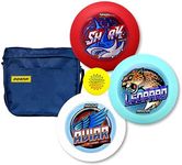 Innova Discs Golf Starter Set with Bag – Frisbee Golf Discs Set for Beginners with Disc Golf Driver, Mid-Range, Disc Golf Putter and Mini Marker (Colors Will Vary) (Blue)