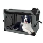 Large Dog Crate, Dog Travel Crate for Car, Collapsible Dog Crate Carrier, Soft Fabric Portable Dog Crates, Dog Cage Dog Kennel Outdoor & Indoor