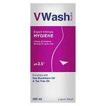 VWash Plus Expert Intimate Hygiene, With Tea Tree Oil, Liquid Wash Prevents Dryness, Itchiness And Irritation, Balances PH, Paraben Free, 100 ml