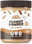 Pets Purest Dog Peanut Butter Powder, 100% Natural Dog Food Toppers for Fussy Eaters - Free From Palm Oil & Xylitol with No Added Salt or Sugar. Low Fat, High Protein 110g