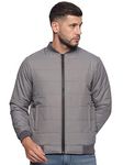 Ryker Mens Casual Regular Fit Zipper Lightweight Bomber Jacket Sportswear Jacket Windbreaker Softshell (GreySize - XL)