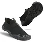 Impakto Men Black Barefoot Shoes AS3143