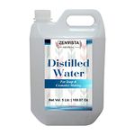 Marks Clear Marks Clear Pure Distilled Water Good For Soap Makings, DIY Making Cosmetics & Soap Supplies (5 Liters)