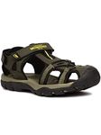 Bata Boys Torino Sandals, Green, (4617776), UK 3