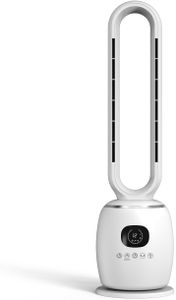 JSH Bladeless Hot & Cool Tower Fan Heater – 2000W