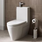 Affine® 2 in 1 Toilet Basin Combo Combined Toilet WC & Wash Sink Space Saving Bathroom Cloakroom Unit - Tap & Waste Included