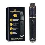 Deluxe Dry Herb Vaporizer Pen, VapeMaster Skywalker Portable Herbal Vaporizer - New Baking Tech, Ceramic Chamber,Temperature Control, Pure Clean Vapor