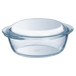 Pyrex Essentials Glass round Casserole High resistance 1.6 L (+ 0.5L Lid)