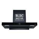 Elica 90cm 1600 m3/hr BLDC Filterless Autoclean Kitchen Chimney with FULL GRILL | 15 Years Motor Warranty | SPT MAX PRO PLUS FL 900 BLDC HAC LTW MS NERO | RPM Display | Black | Touch + Motion Sensor