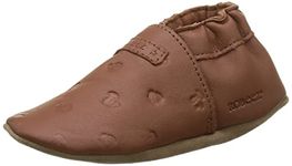 Robeez Unisex_Baby Mywood Crib Shoe, Brown, 4 UK Child