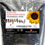 Ma Poule Express Sunflower Seeds for Birds Black Oil Seeds Wild Bird Black Oil Sunflower Food, 1,2,3,5 Pounds Simply Sunflower Seed (10 Lbs, Black)