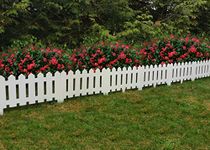 Picket Fence, HDPE Plastic Maintenance Free, 4 Pack, Made In Canada