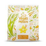 Vegan Protein Powder | Vanilla | 600g Plant Based Nutrition Shake | Low Calorie Pea Protein | 22g Protein per Serving | Contains 18 Amino Acids | Alpha Foods