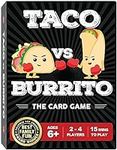 Taco vs Burrito Family Board Games for Kids 6-8, 8-12 & Up - Fun Travel Family Card Games for Kids and Adults, Gifts for 7, 8, 9 and 10 Year Old Boys and Girls