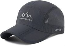 Estwell Unisex Baseball Cap Foldable Adjustable Baseball Hat Lightweight Quick Drying Outdoor Sport Running Cap