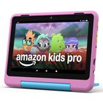 Amazon Fire HD 8 Kids Pro tablet (newest gen), ages 6–12 | 3 GB memory, includes ads-free books, games and videos that children love, 8" HD screen, parental controls, 13-hr battery, 32 GB