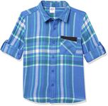 Amazon Brand - Jam & Honey Boys 100% Cotton Printed Regular Fit Long Sleeve Shirt