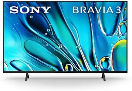 Sony 43-Inch Class 4K Ultra HD BRAVIA 3 LED Smart TV with Google TV, Dolby Vision HDR, and Exclusive Features for PlayStation®5 (K-43S30), 2024 Model