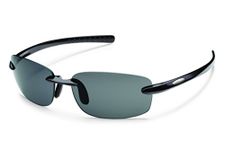 Suncloud Momentum Polarized Sunglasses, Black/Grey, One Size