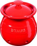 Zwilling J.A. Henckels 40511-580 Staub Ceramic Garlic Keeper with Lid, Red