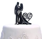 Mr and Mrs Cake Topper Acrylic Love Wedding Cake Topper Funny Bride and Groom Cake Topper