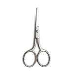 LIVINGO Premium Manicure Rounded Tip Scissors Multi-Purpose Stainless Steel Cuticle Pedicure Beauty Grooming Kit for Nail, Eyebrow, Eyelash, Dry Skin, Nasal/Nose Hair 9cm