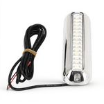 AMONIDA Underwater Lights, 12V Marine Boat Lights for Yachts Marines, Boat High Intensity LED Light watertight Transom Lamp, Submersible LED Underwater Light for Cars Motorcycles