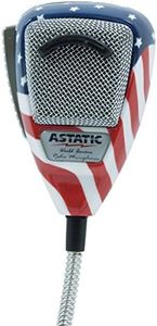 Astatic 302-10309 Stars N' Stripes Noise Canceling 4-Pin CB Microphone