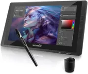 SereneLife Graphic Tablet with Active Pen - 22" Full-Laminated Technology Art Monitor w/ 8192 Pressure Levels Wireless Stylus - Digital Drawing, Online Teaching, Design - for MAC, Windows OS