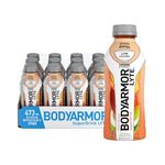 BODYARMOR Lyte Peach Mango, 473mL Bottles, Pack of 12